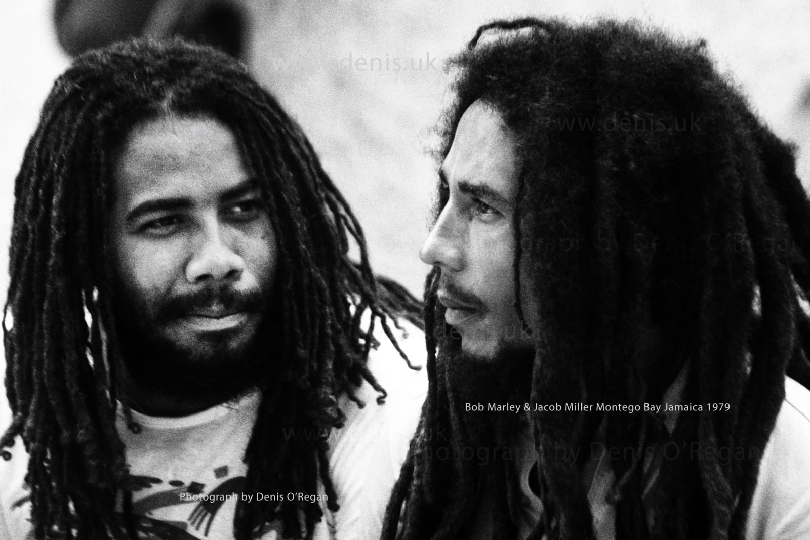 BOB MARLEY, Bob Marley & Jacob Miller, 1979