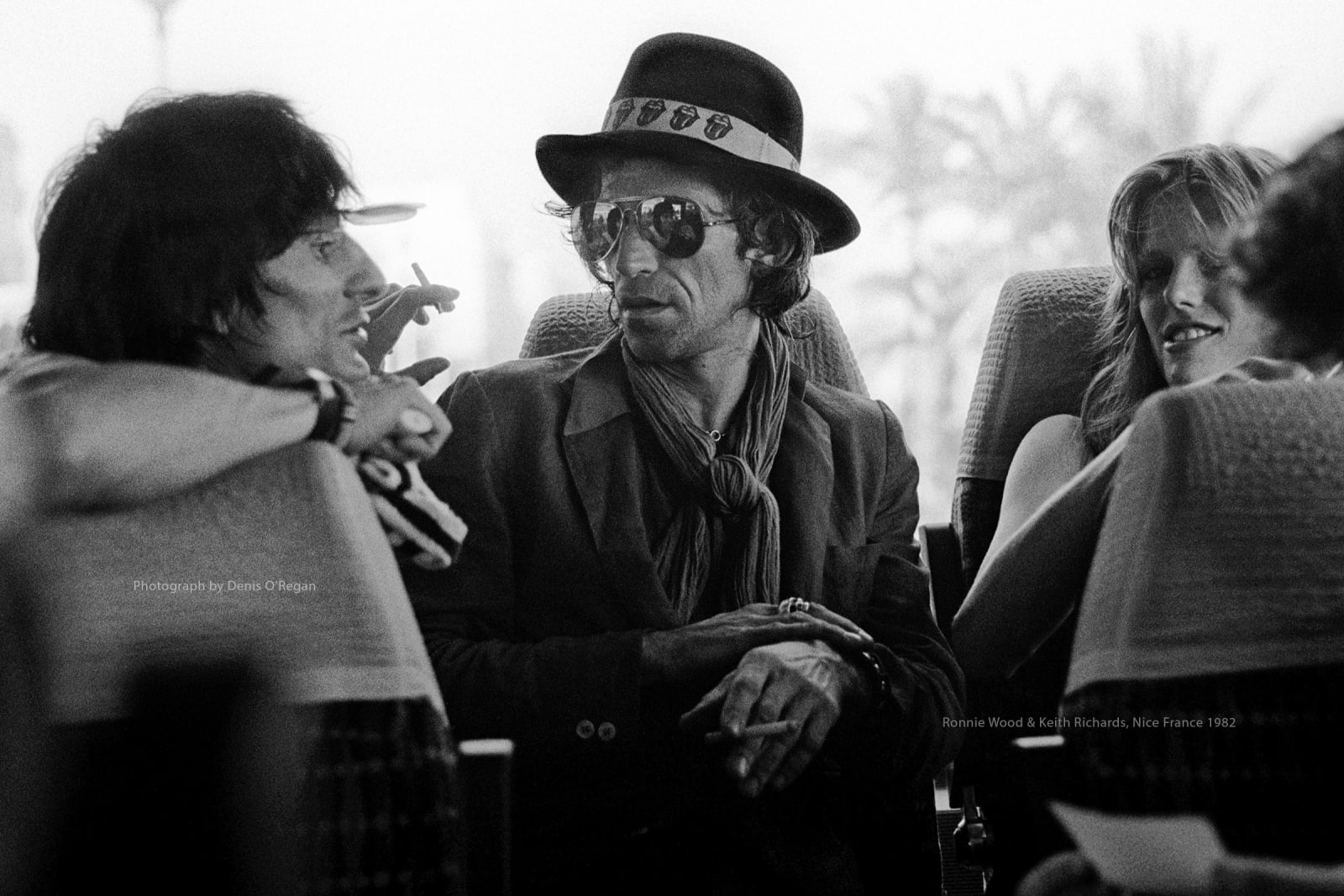 ROLLING STONES, Ronnie & Keith, Nice France, 1982