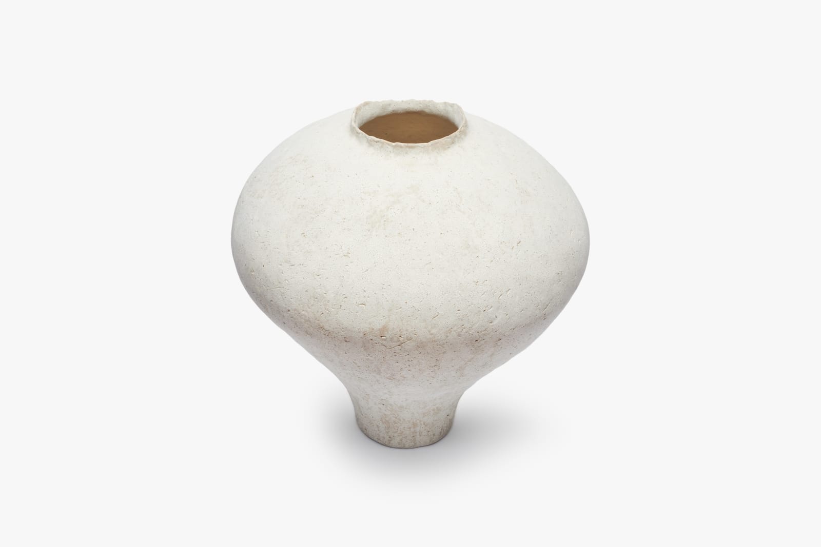 Wataru Myosyu, 'Hakukoku' White Jar 白刻 壺, 2025