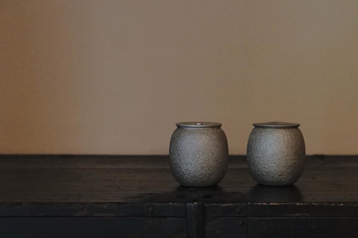 Jihei Murase, Silver Herbal and Tea Caddy, 2022