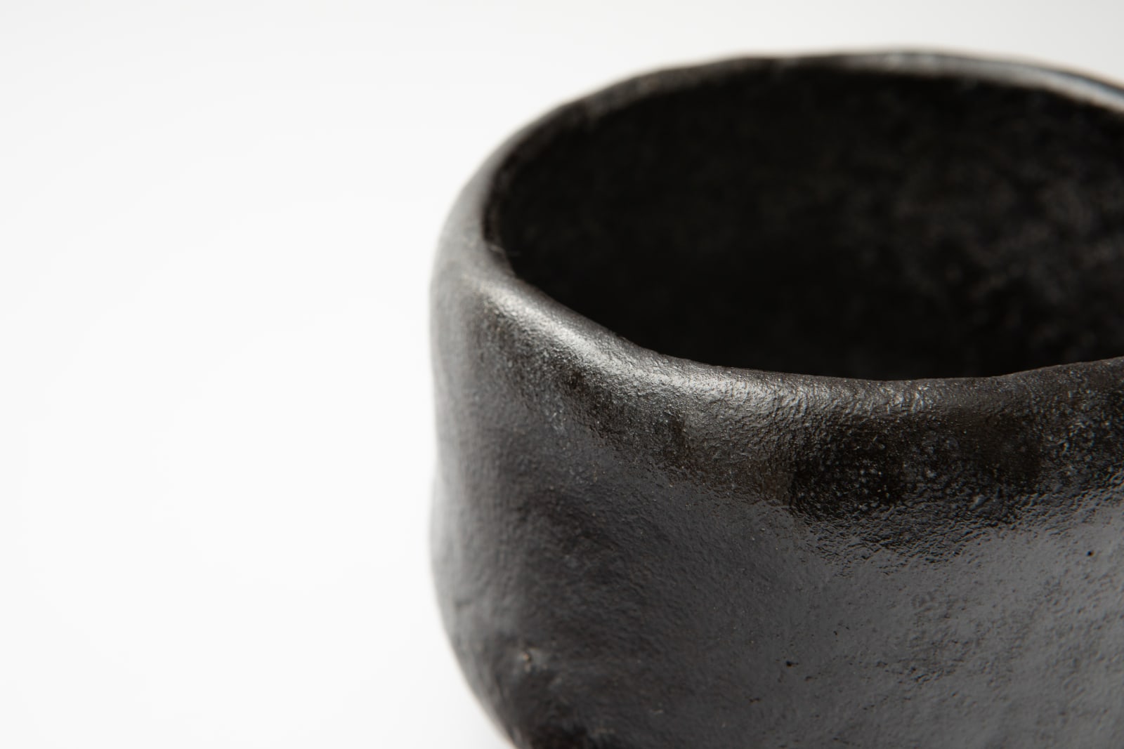 Morimitsu Hosokawa, Black Raku Tea Bowl - 黒楽茶碗