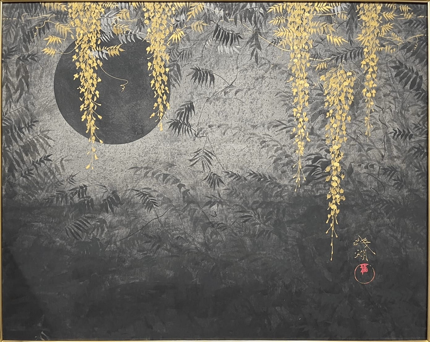 Ikuro Yagi, Moonlit Night 月映夜図, 2019
