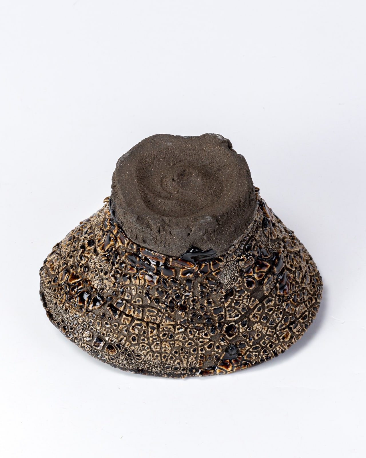 Kodai Ujiie, Karatsu Lacquer Black Tea Bowl - 唐津漆黒茶盌, 2023