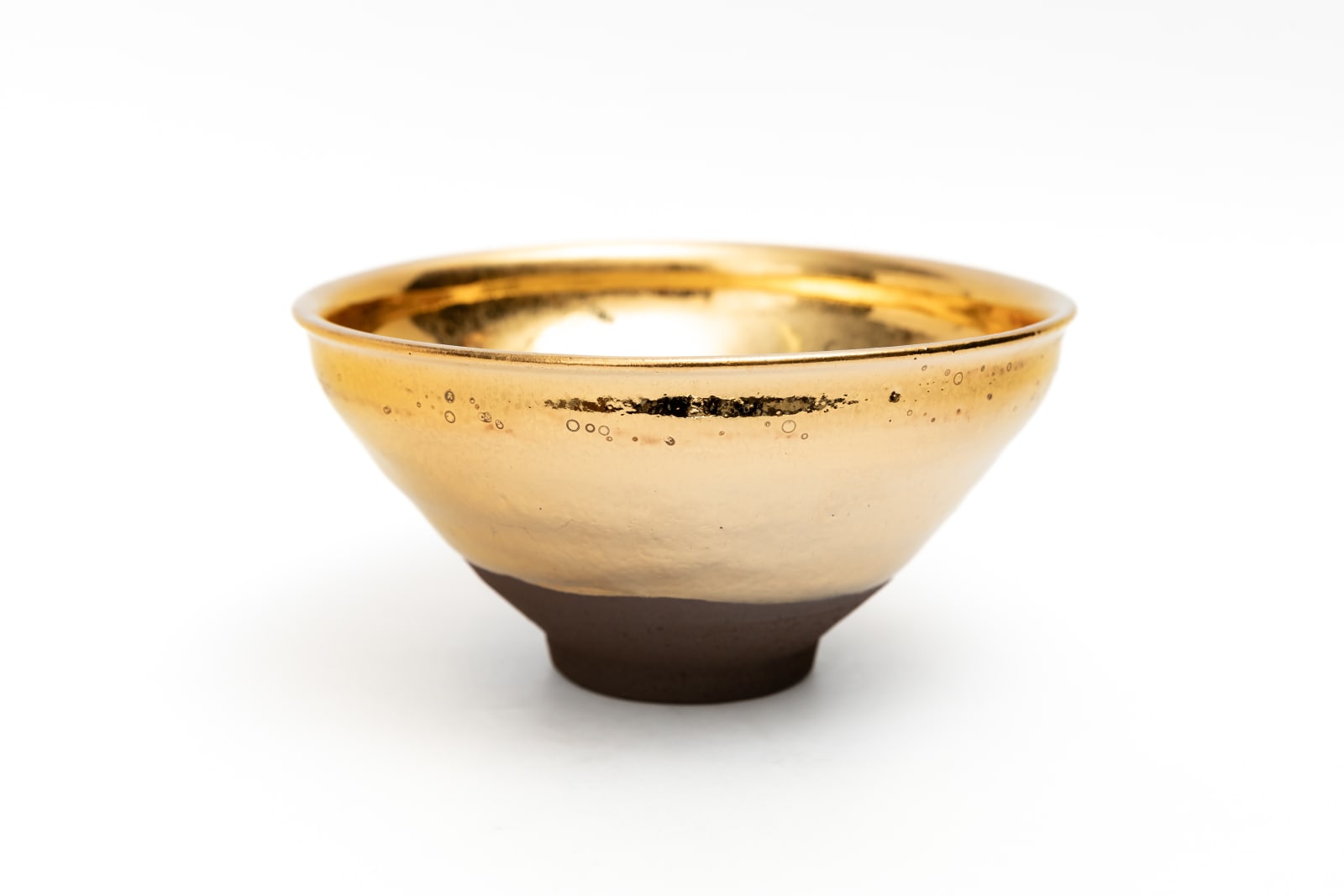 Noriyuki Furutani, Gold Tenmoku Tea Bowl 金天目茶盌 , 2025