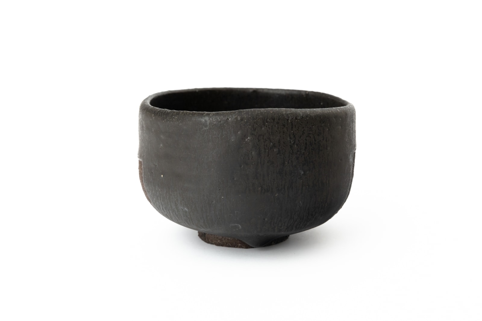 福袋 セール Asai, Ryusuke Little 黒楽茶碗 Bowl Tea Raku Black Cuckoo 工芸品