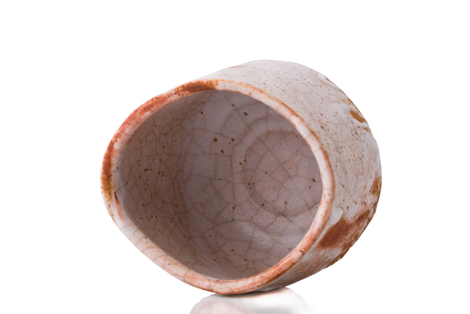 Shiro Tsujimura, Shino Tea Bowl, 2011