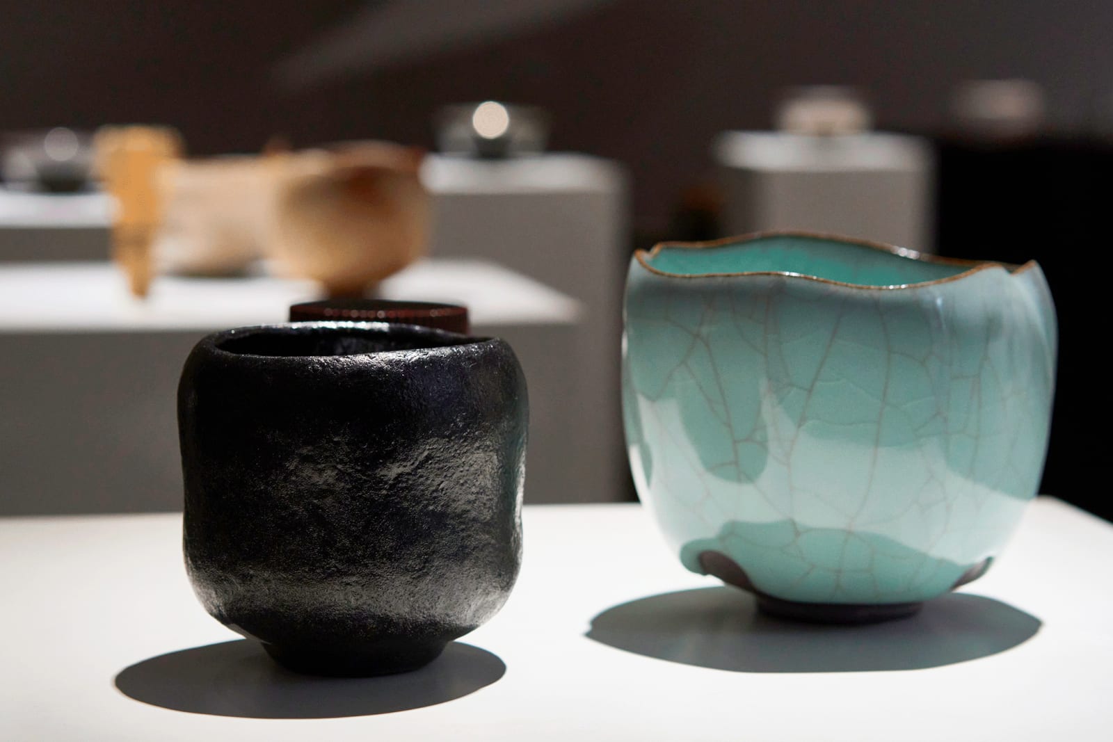Morimitsu Hosokawa, Black Raku Tea Bowl - 黒楽茶碗