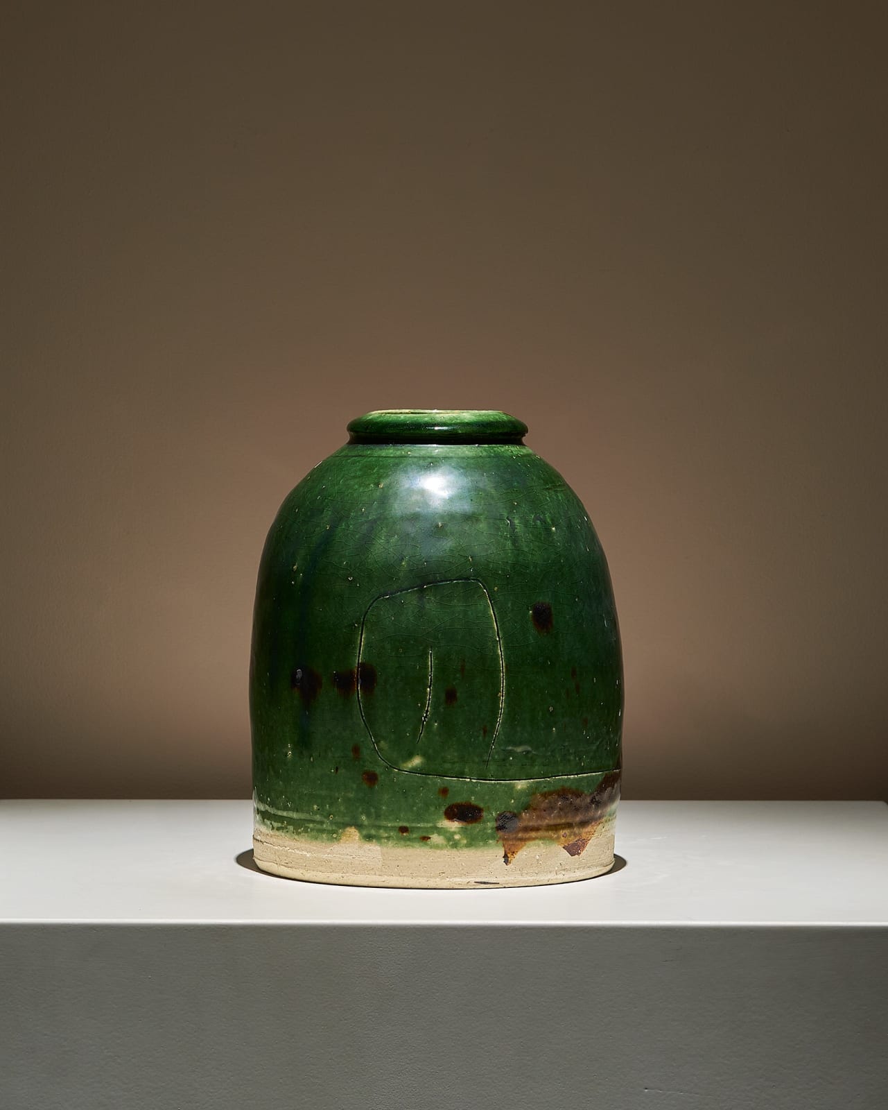 Oribe Jar | Ryoji Koie | Ceramic | Ippodo Gallery TOKYO & NEW YORK