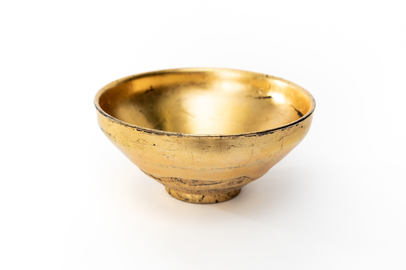 Hideyuki Fujisawa, Gold Tenmoku Lacquer Tea Bowl [Set] 黄金天目茶椀, 2025