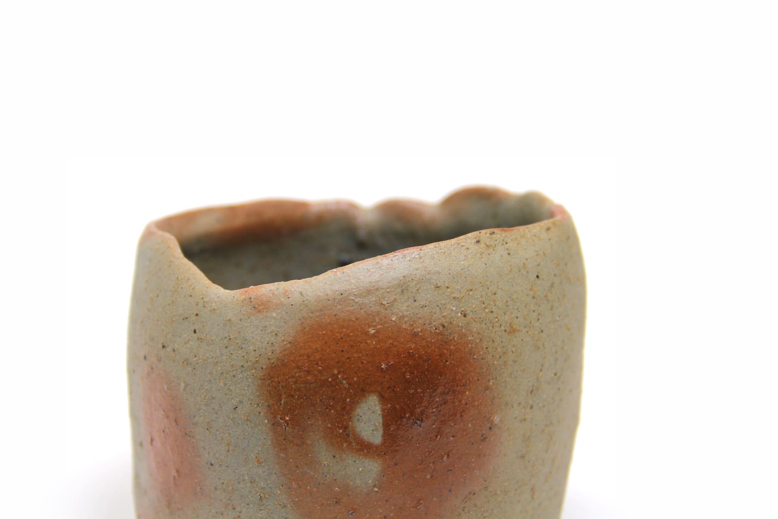 Hiroshi Goseki, 緋襷茶盌 Hidasuki Tea Bowl