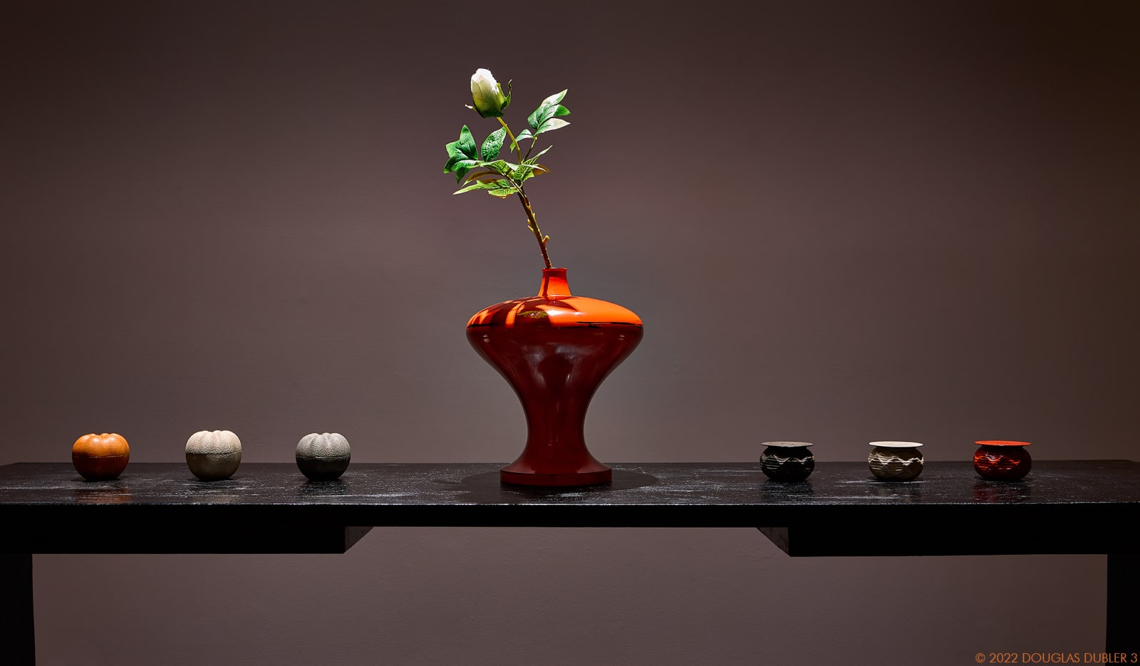 Jihei Murase, Diamond-Cut and Corrugated Negoro Tea Container, 2022