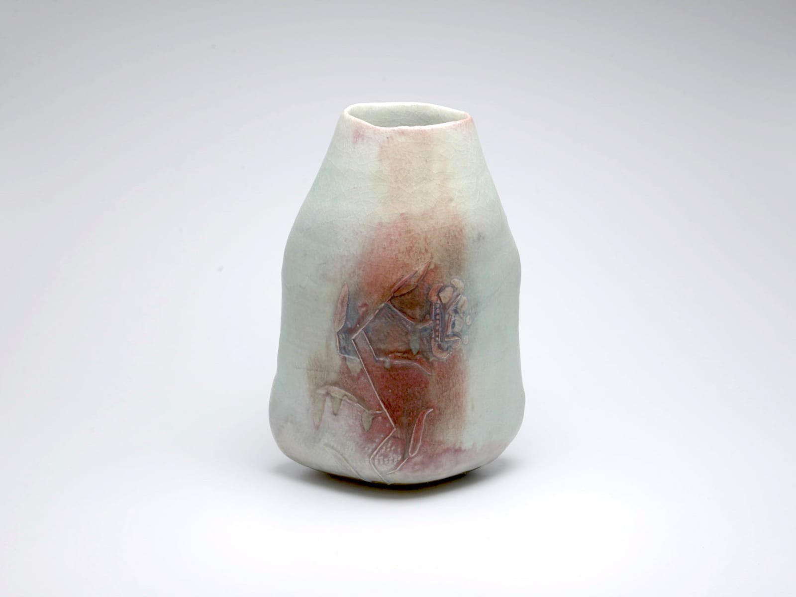 Shin Fujihira, Cinnabar Pot, 1980