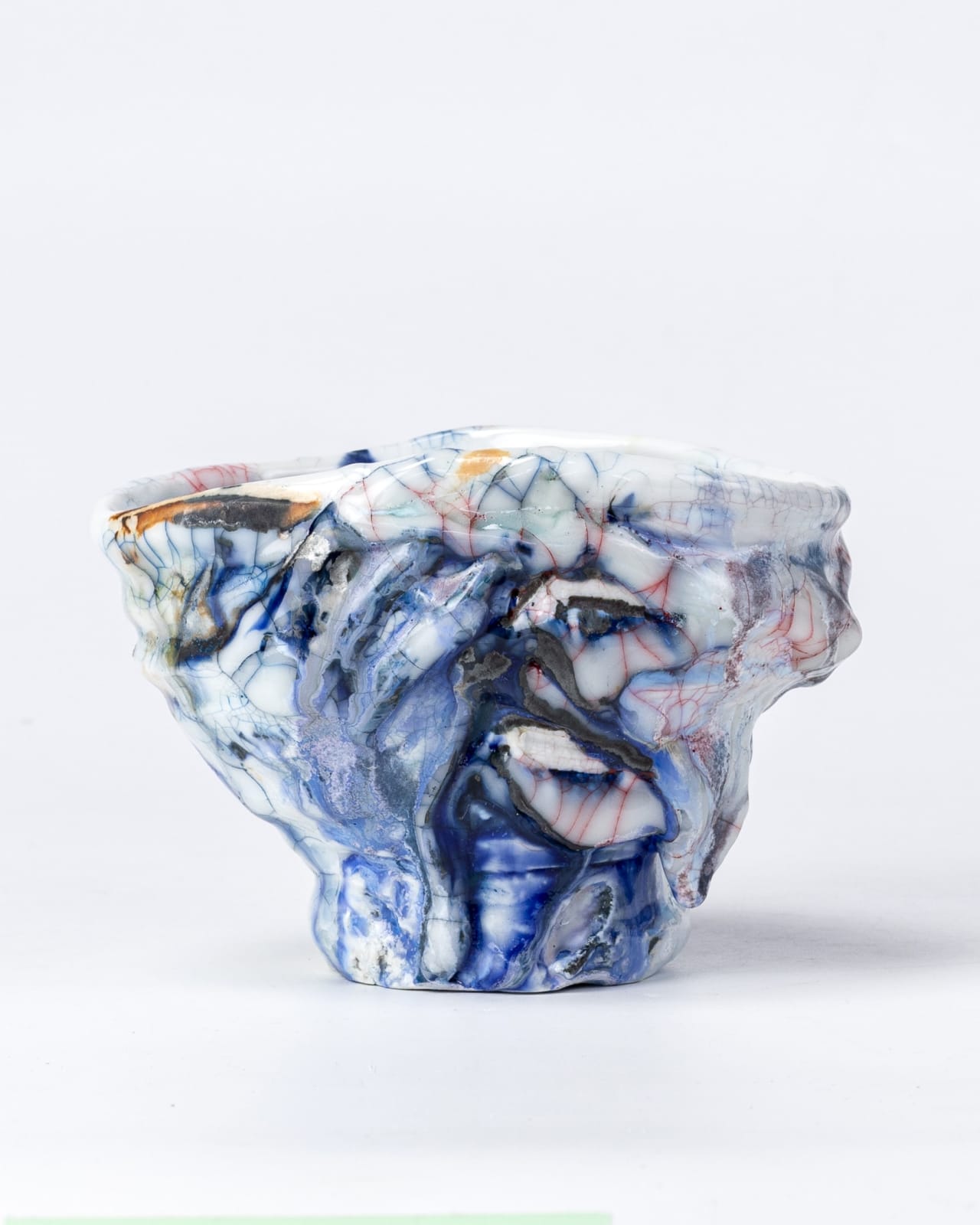 Kodai Ujiie, Ofukei Lacquer Tea Bowl - 漆貫入彩御深井茶盌, 2023