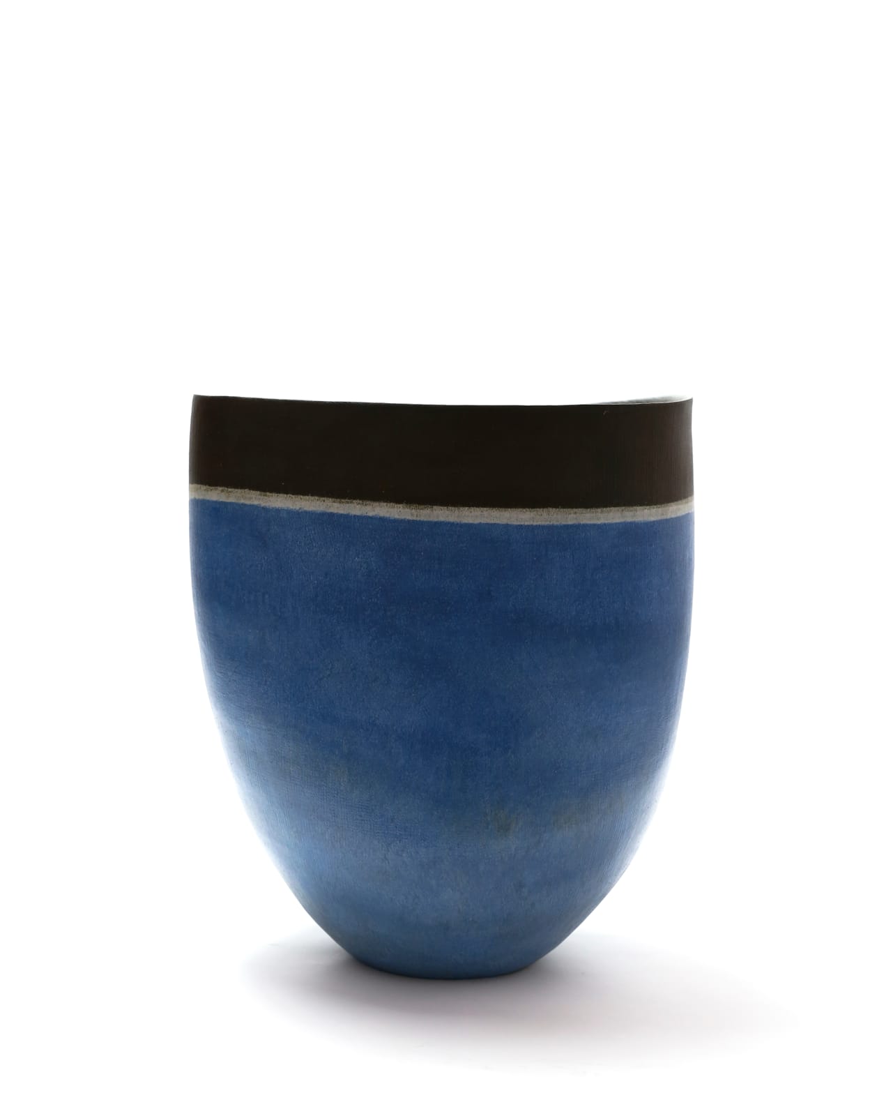 Mitsukuni Misaki, Blue Color-Glazed Mud Vessel - 彩釉泥器, 2017
