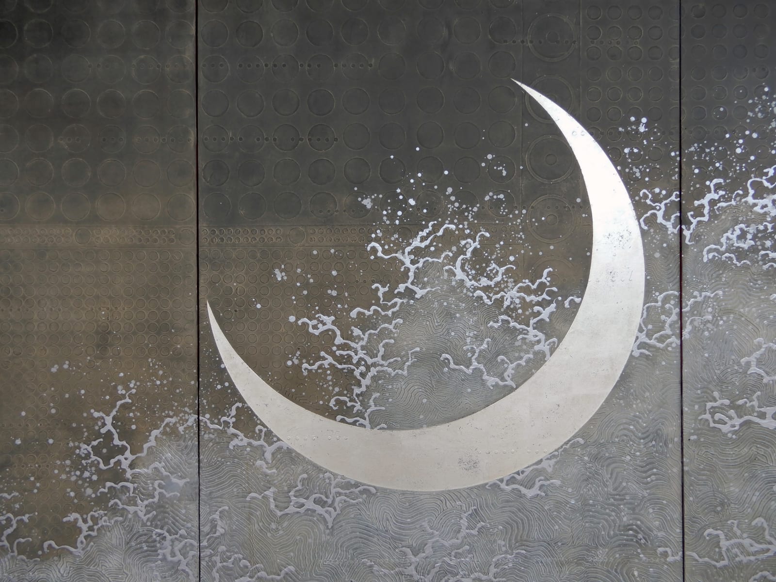 Ken Matsubara, Kukai's View; Sun and Moon, Crescent Moon, 2017