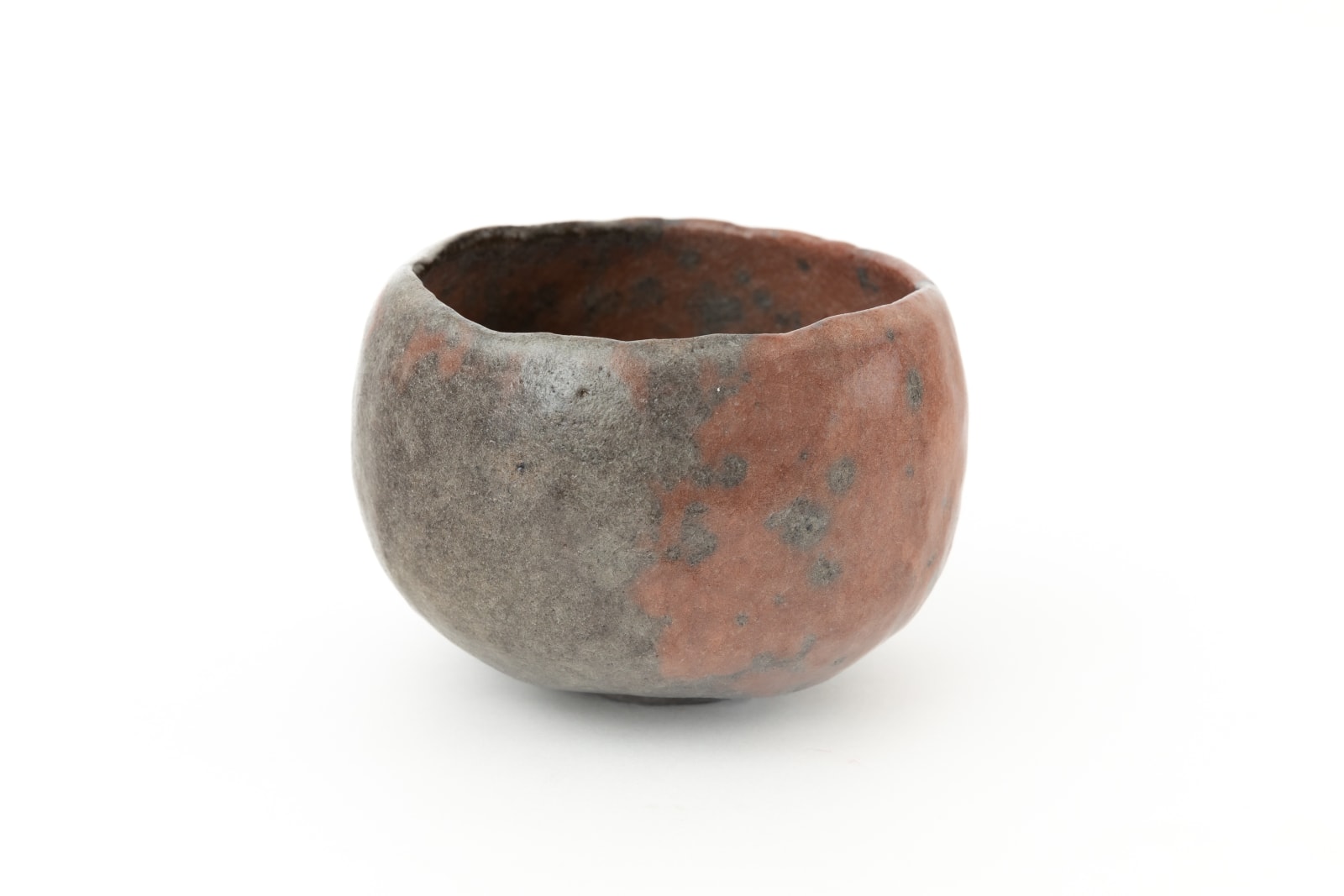 Morimitsu Hosokawa, Red Raku Tea Bowl - 赤楽茶碗