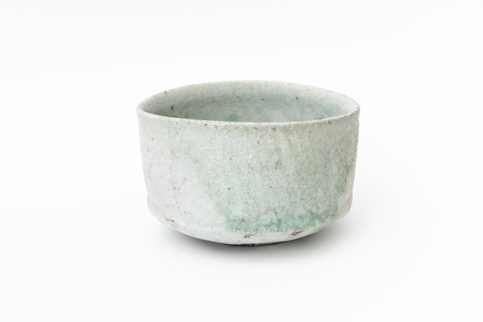 Yui Tsujimura, White Shino Tea Bowl - 白志野筒茶盌