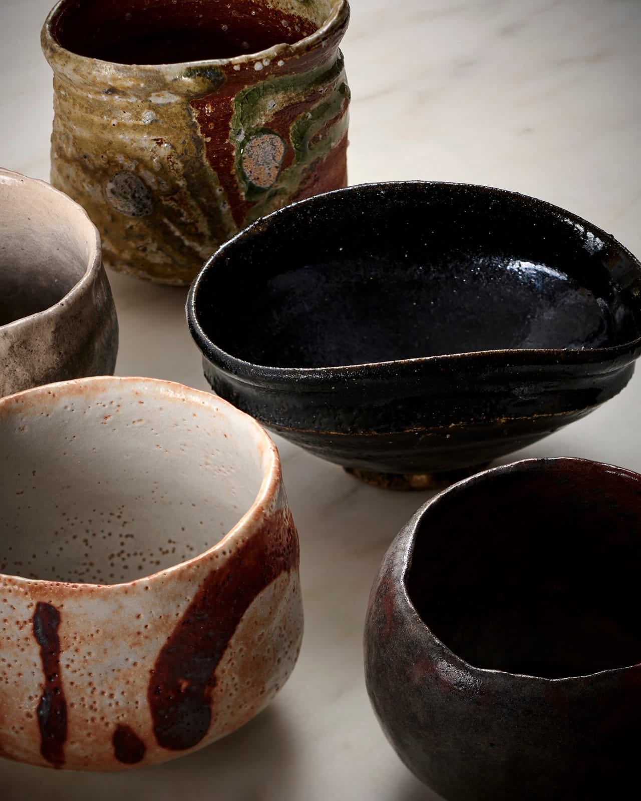 石茶碗、輝石、自然石、手作り石茶碗、倉田辰彦 作キッチン・食器