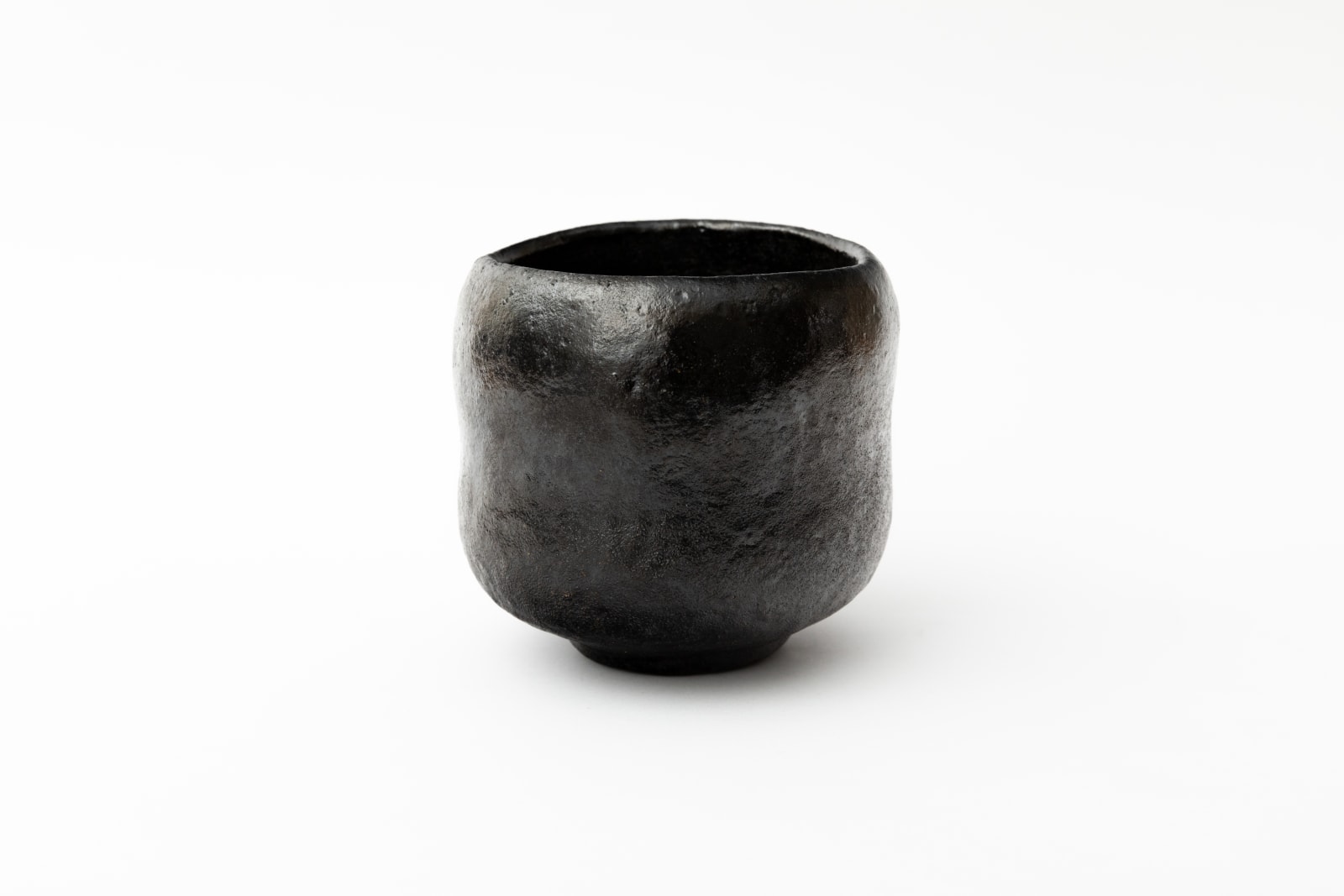 Morimitsu Hosokawa, Black Raku Tea Bowl - 黒楽茶碗