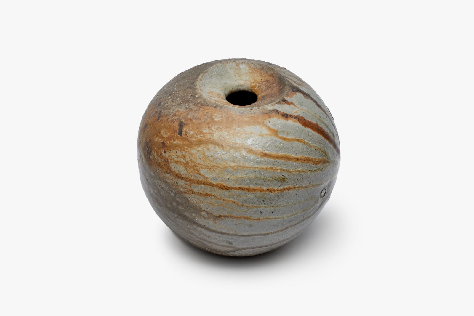 Hiroshi Goseki, Hiyama Bizen Round Jar 桧山備前丸壺, 2024