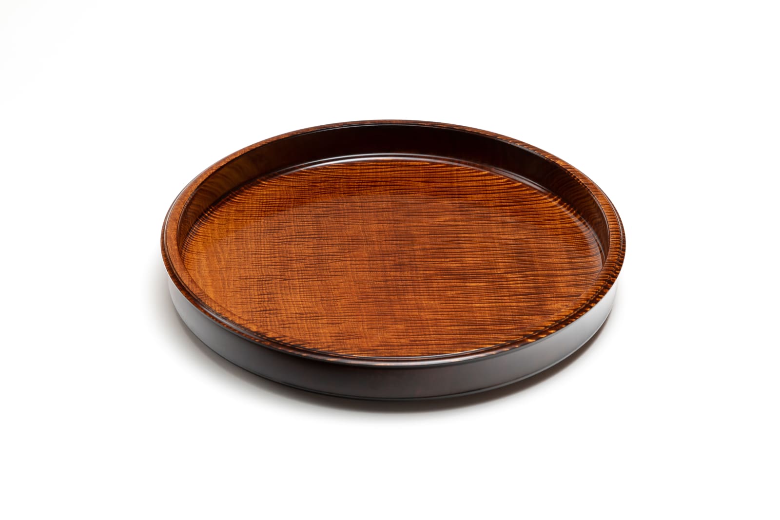 Yoshio Nishihata, 栃拭漆盛器(伝統工芸展作品)Horse Chestnut Lacquer Tray (Exhibited at Traditional Kogei Award), 2021