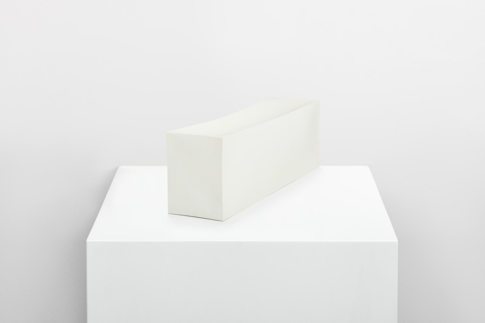 Hiromi Itabashi, White Porcelain Cuboid I 白磁直方体, 2012