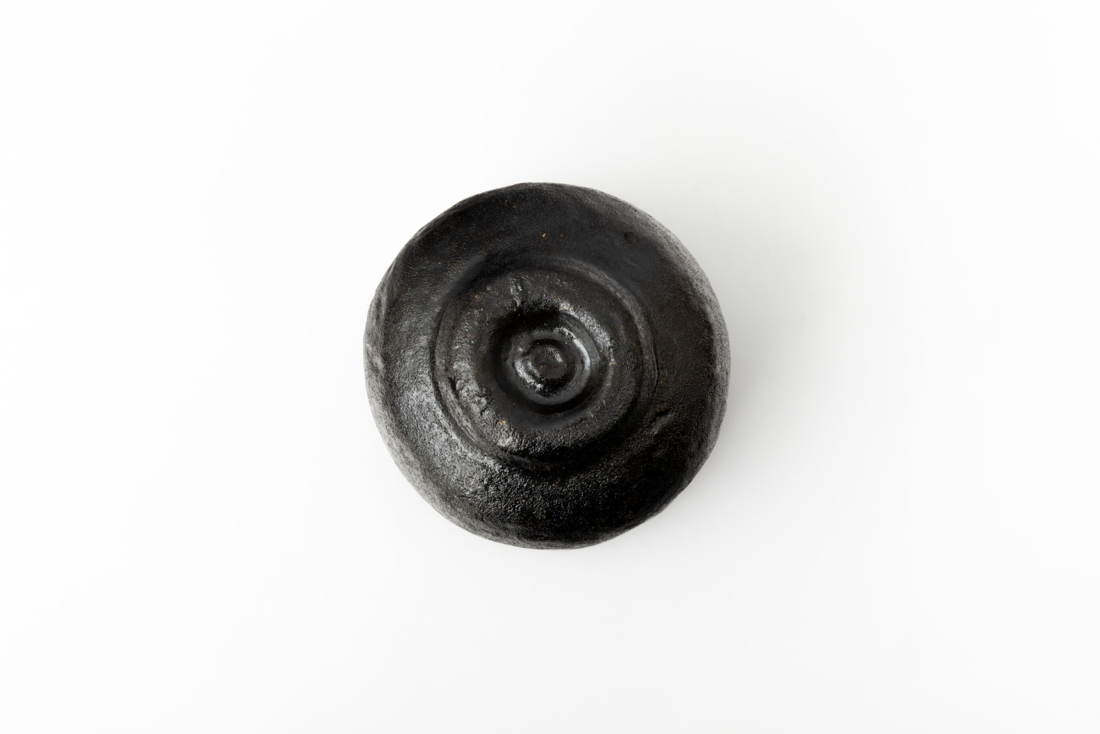 Morimitsu Hosokawa, Black Raku Tea Bowl - 黒楽茶碗