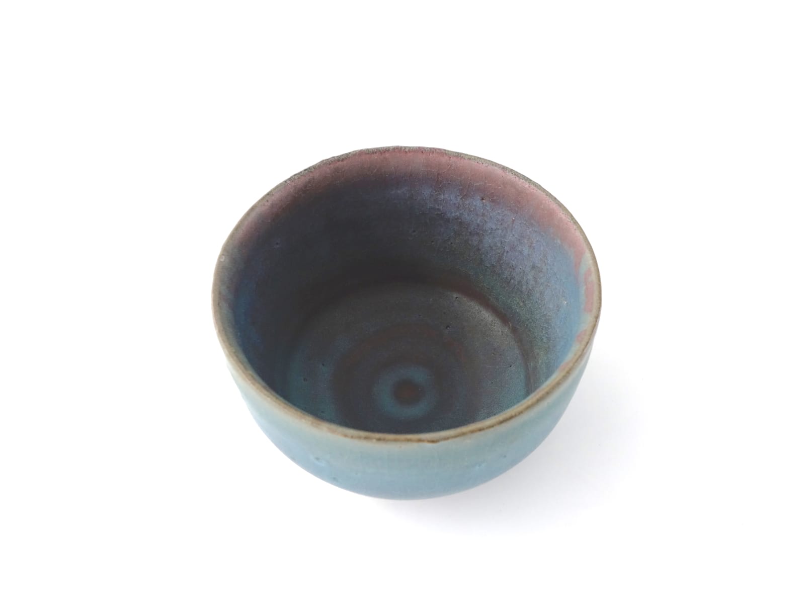 Shin Fujihira, Cinnabar Tea Bowl, 1980