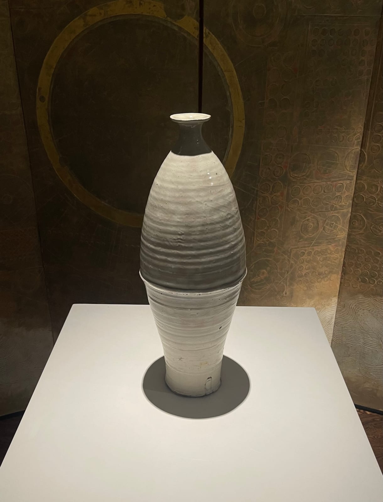 Kai Tsujimura, Kohiki Vase, 粉引花入, 2021