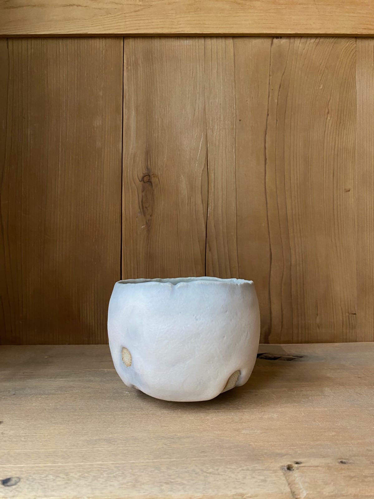 Tomoyuki Hoshino, Pink Greige Tea Bowl 茶盌 ピンクグレージュ, 2024