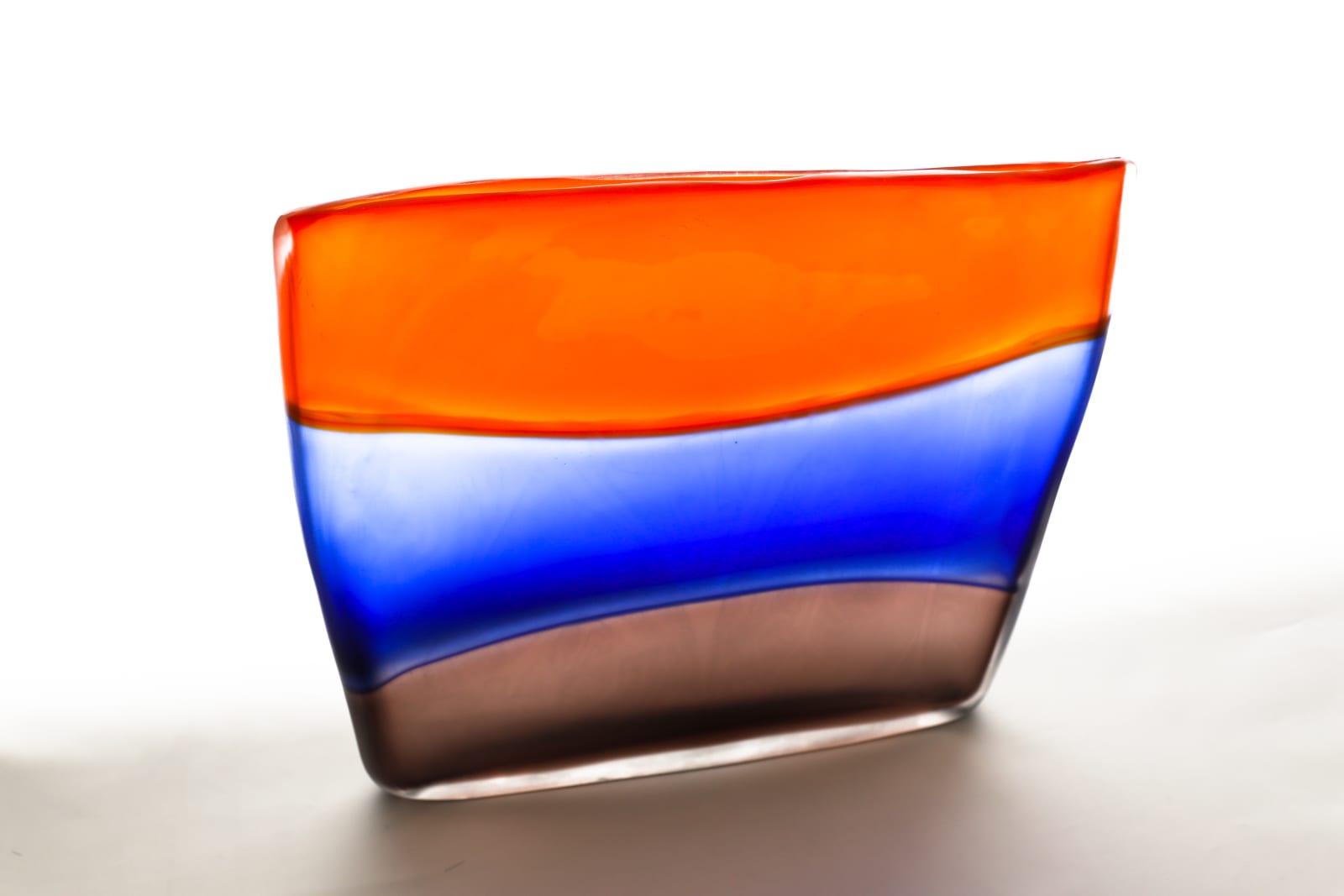 Laura de Santillana, Flag 2002 (orange/blue), 2002