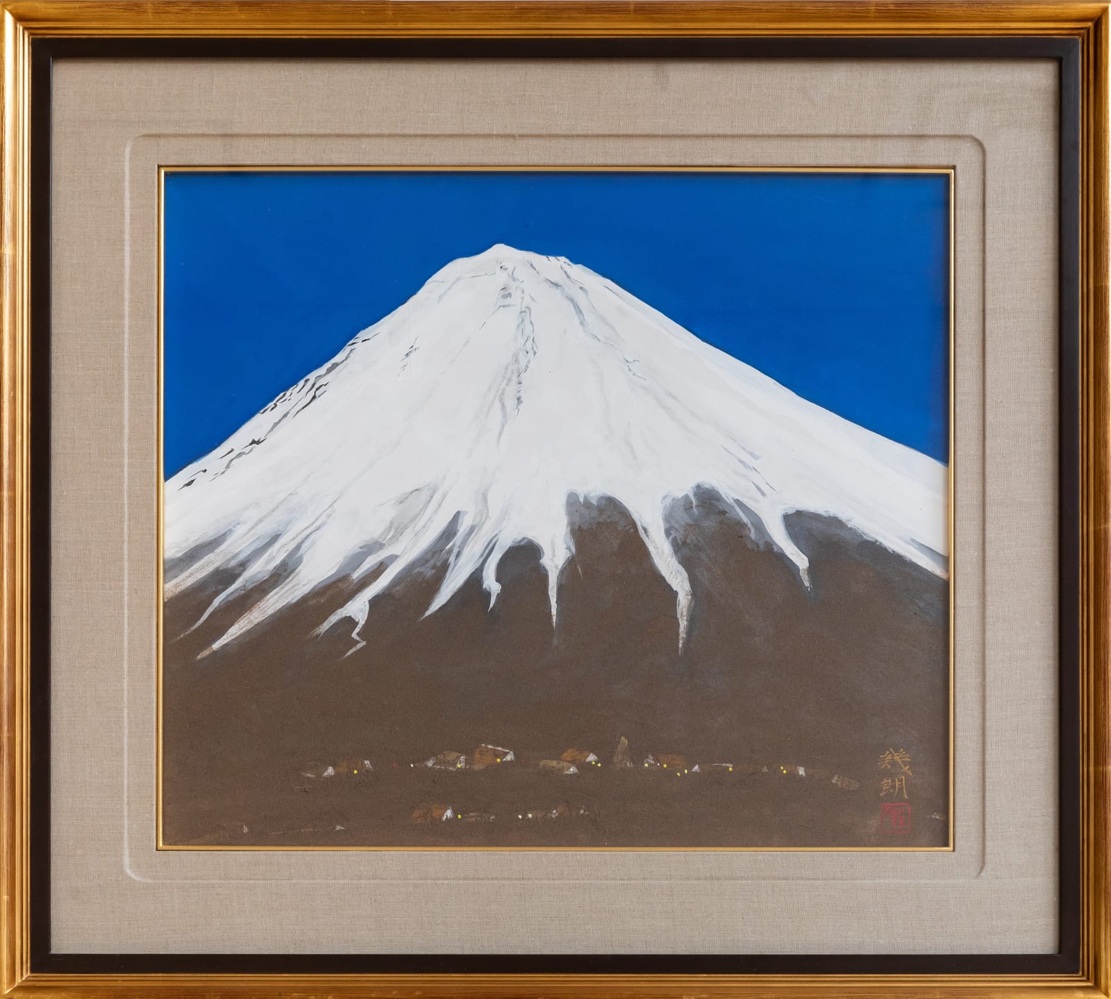Ikuro Yagi, Glowing Mt. Fuji 街あかり富士, 2014