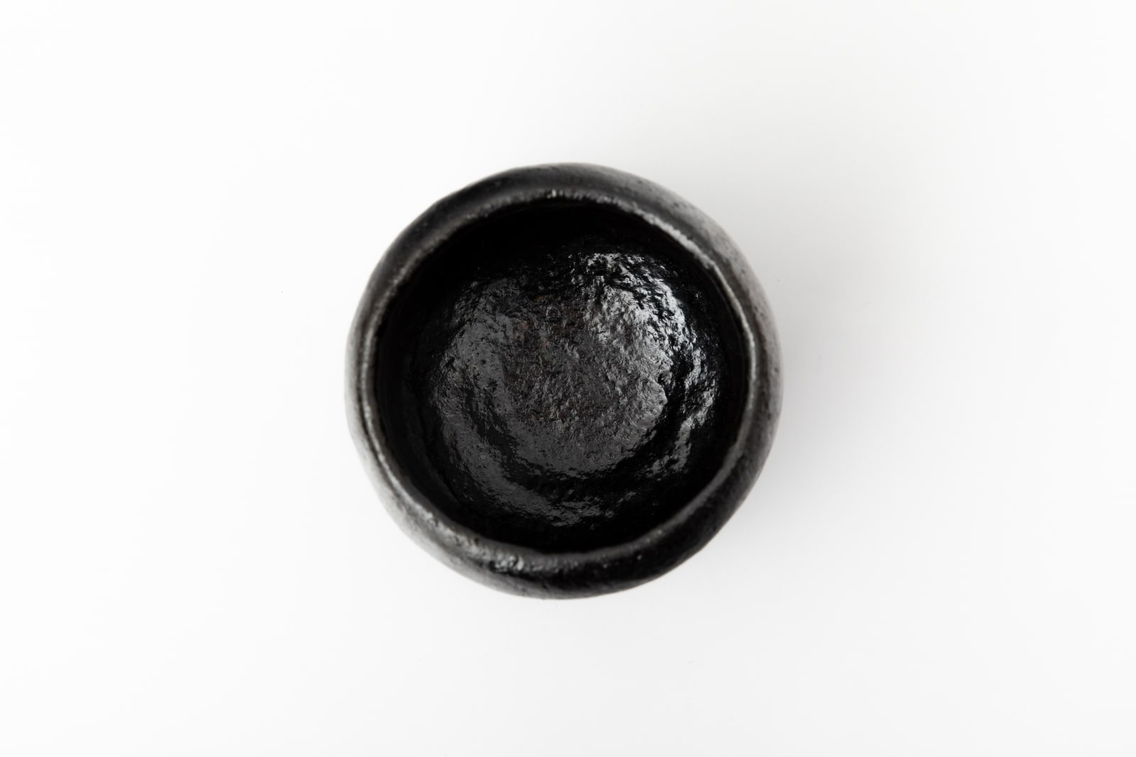 Morimitsu Hosokawa, Black Raku Tea Bowl - 黒楽茶碗