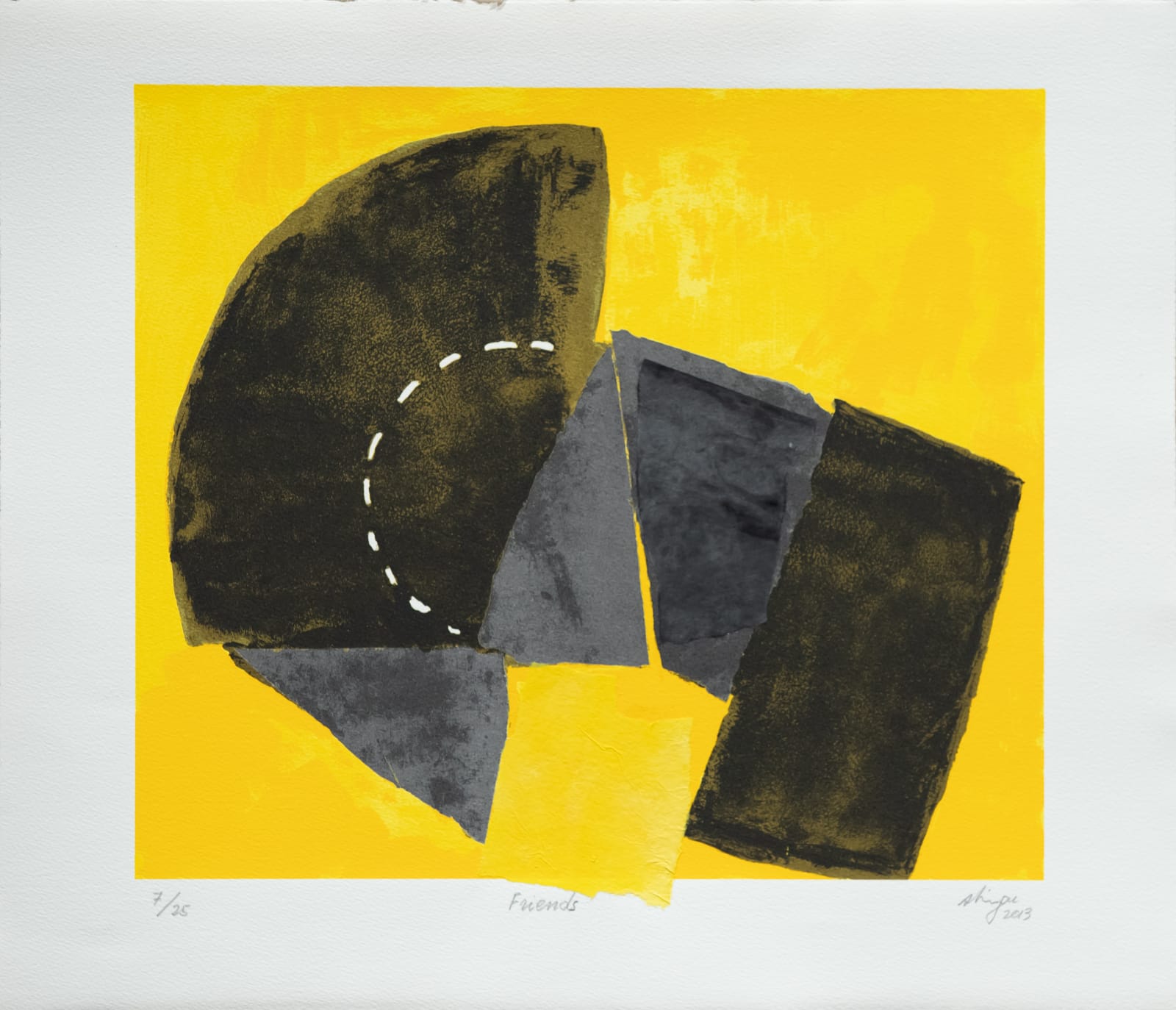 Susumu Shingu, コラージュ 「友だち」Friends (Edition 7/25), 2013