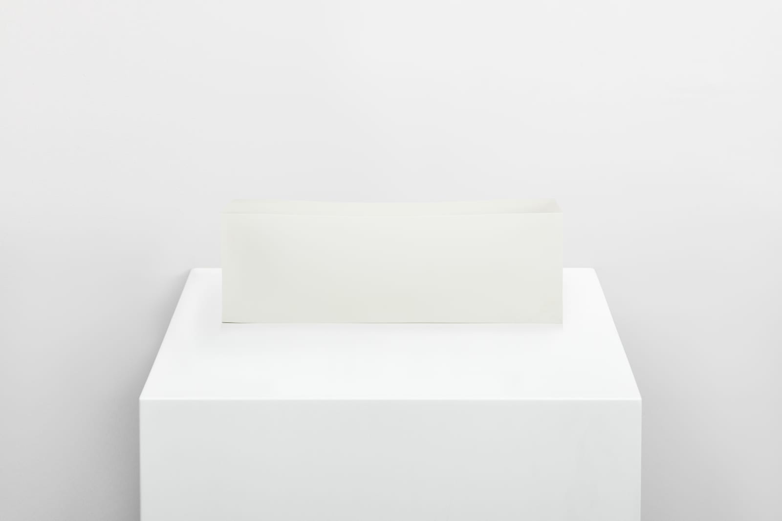 Hiromi Itabashi, White Porcelain Cuboid I 白磁直方体, 2012