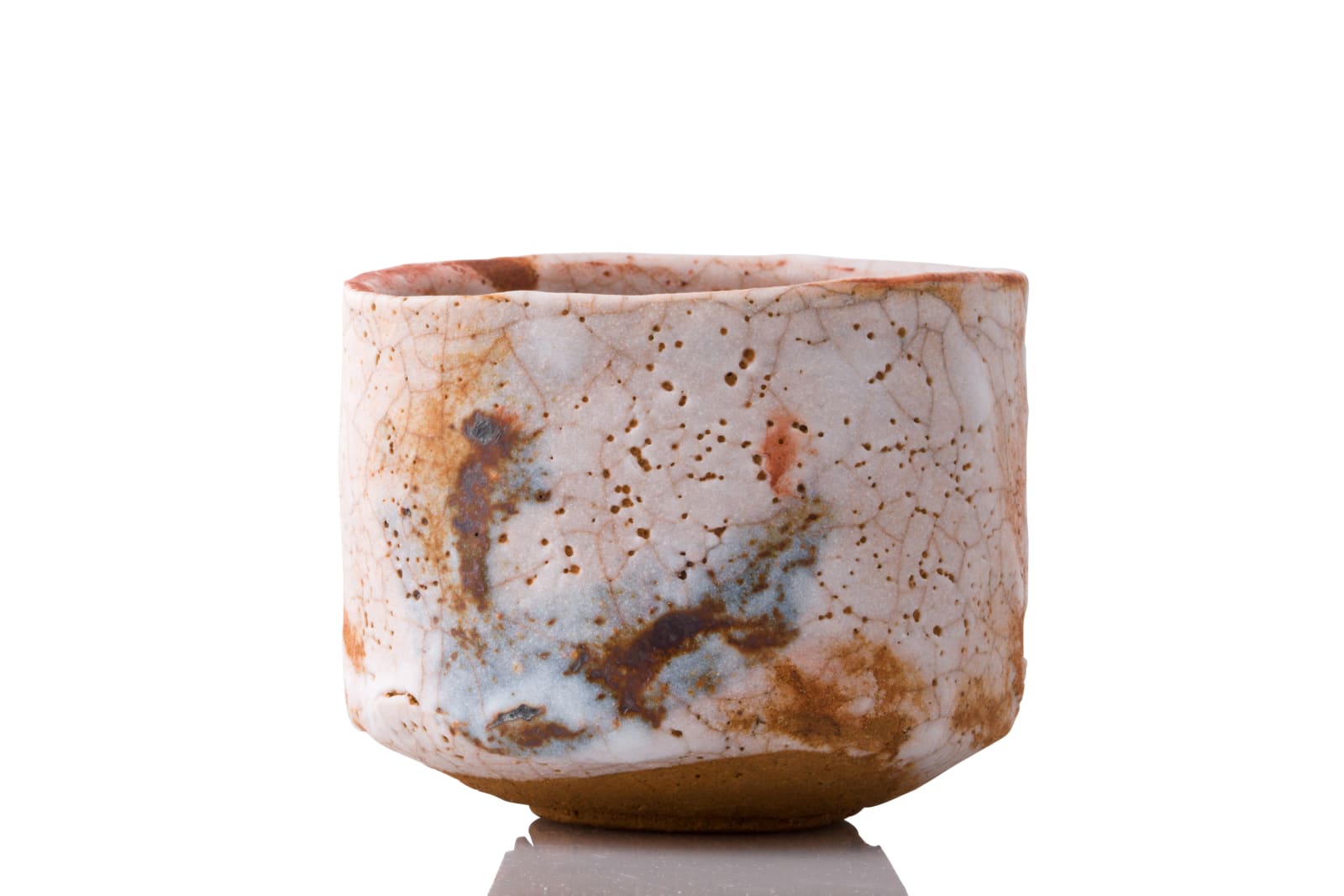 Shiro Tsujimura, Shino Tea Bowl, 2011