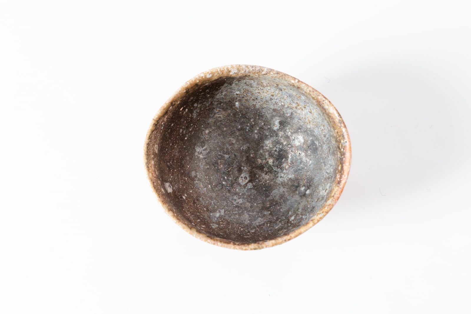 Kan Kishino, 焼〆茶盌 Yakishime Tea Bowl