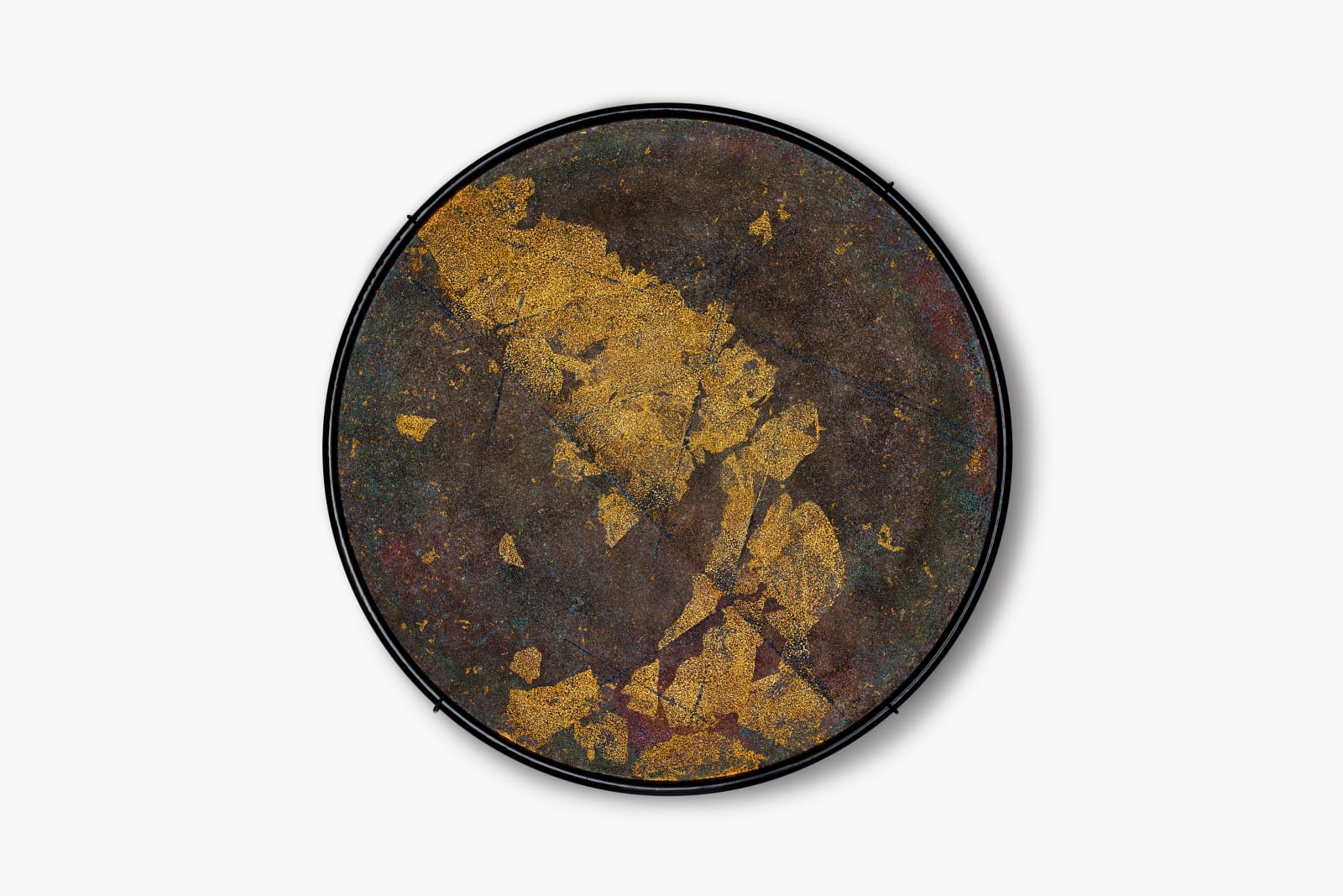 Jihei Murase, Silver Lacquered Plate 月光盆, 2025