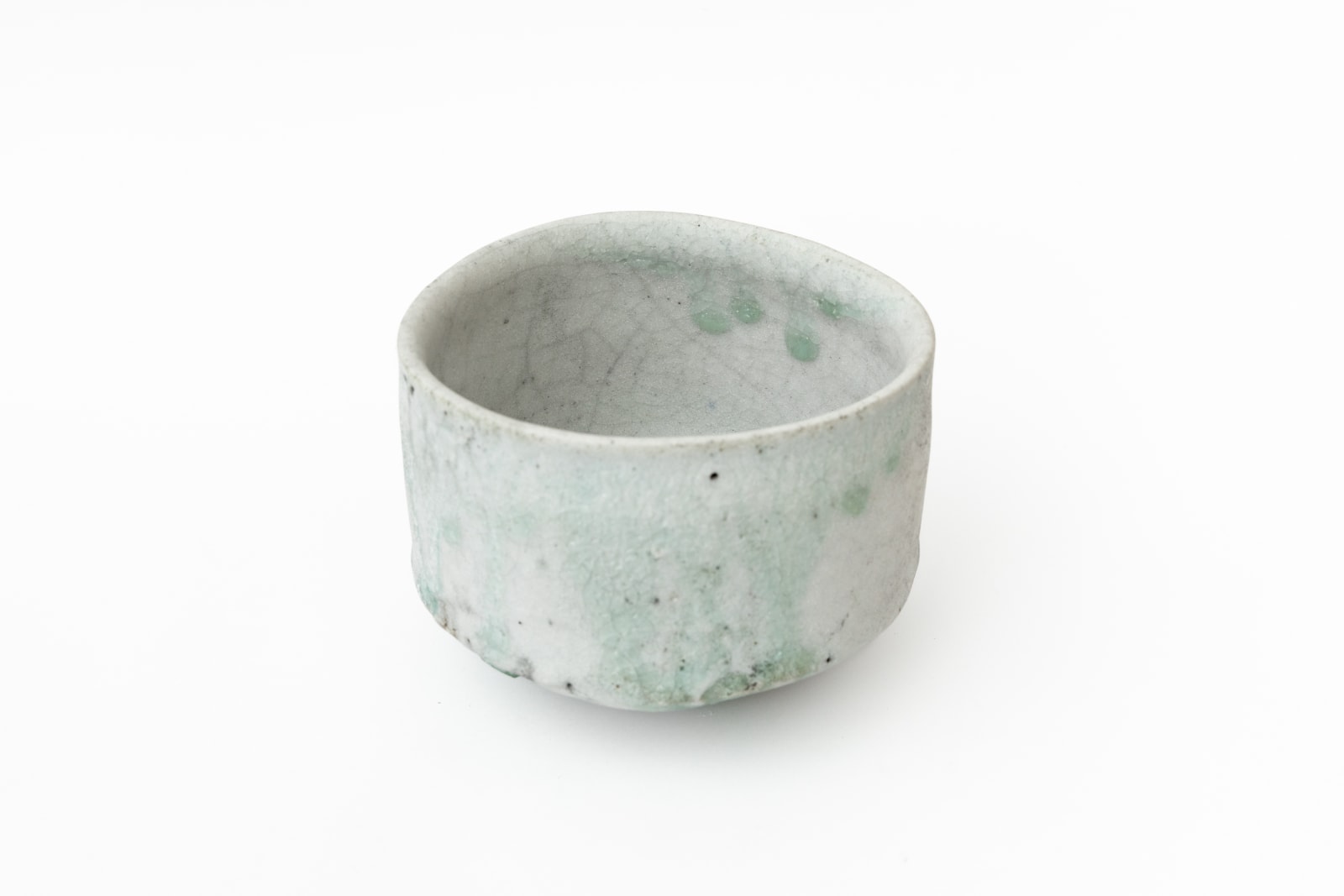 Yui Tsujimura, White Shino Tea Bowl - 白志野筒茶盌