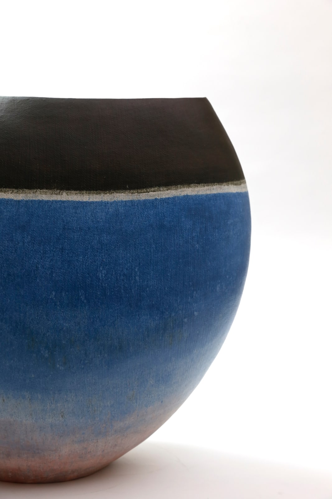 Mitsukuni Misaki, Blue Color-Glazed Mud Vessel - 彩釉泥器, 2017