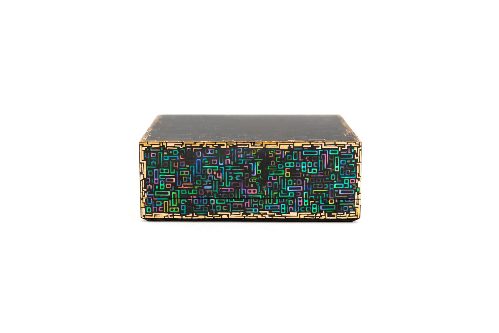 Terumasa Ikeda, "Labyrinth" Incense Container - 青貝迷宮回路図香合, 2023