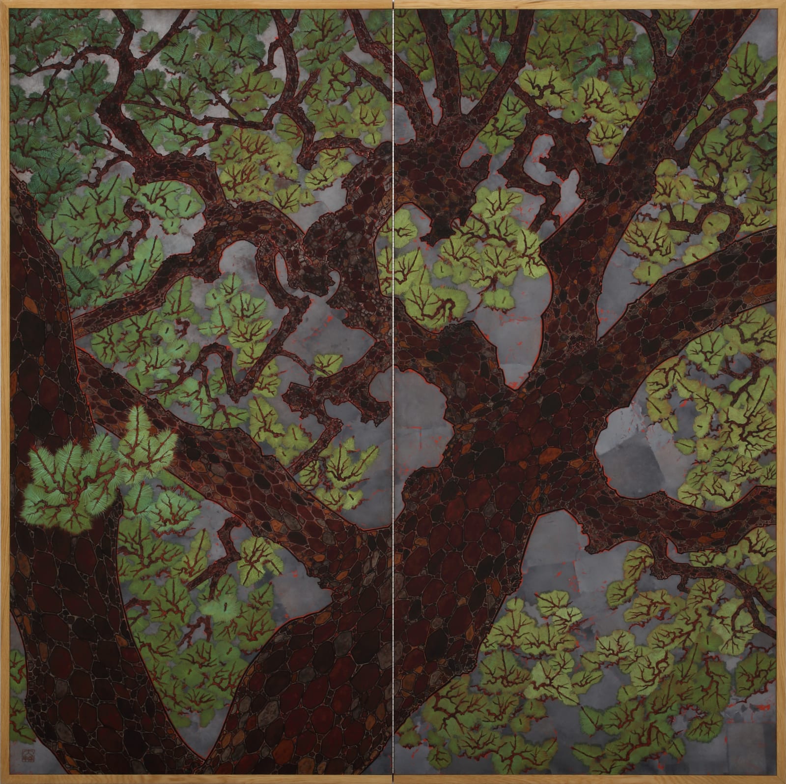 Daisuke Nakano, Red Pine, 'Embrace', 2017