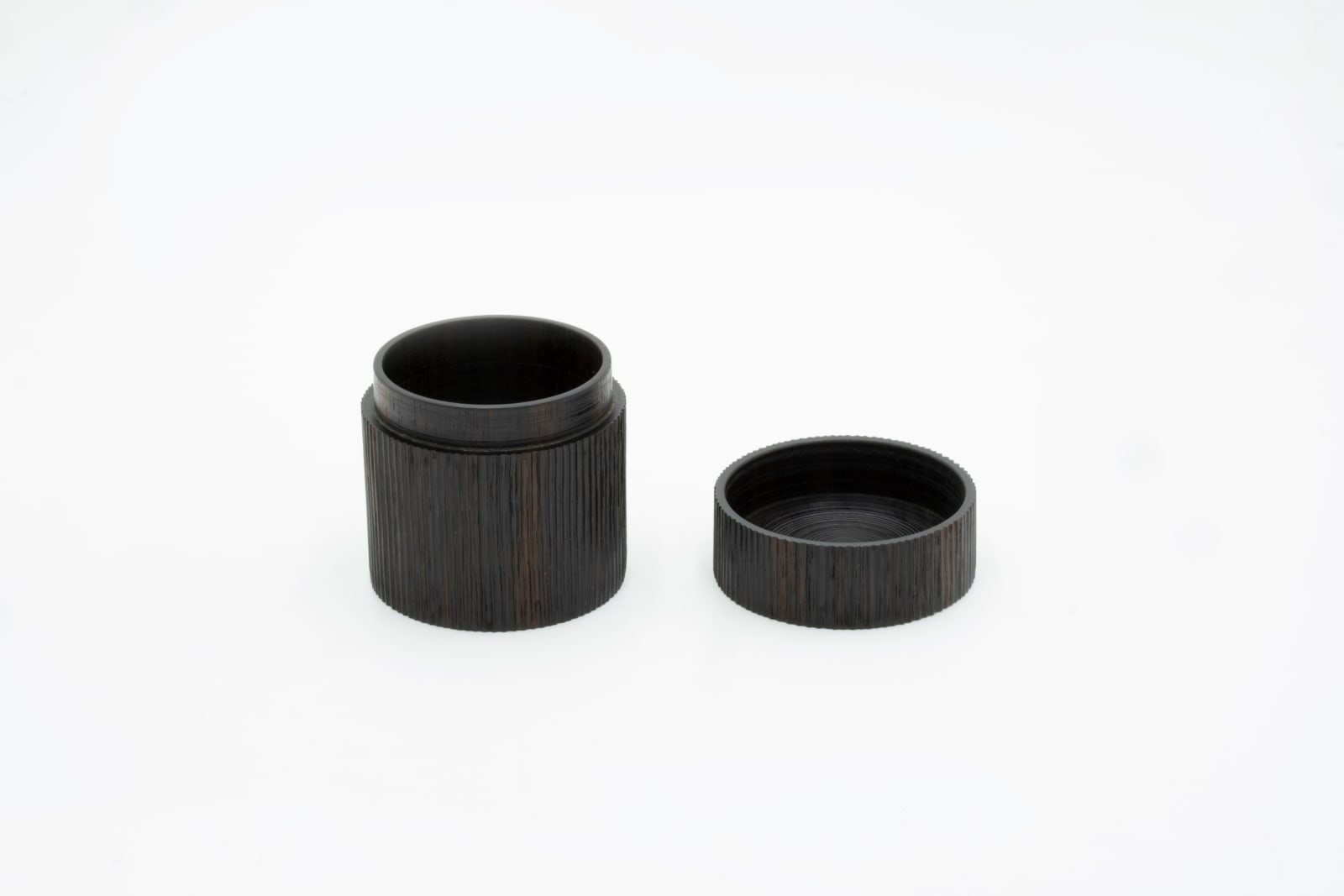 Jihei Murase, 黒檀茶器 - Ebony Tea Caddy, 2022