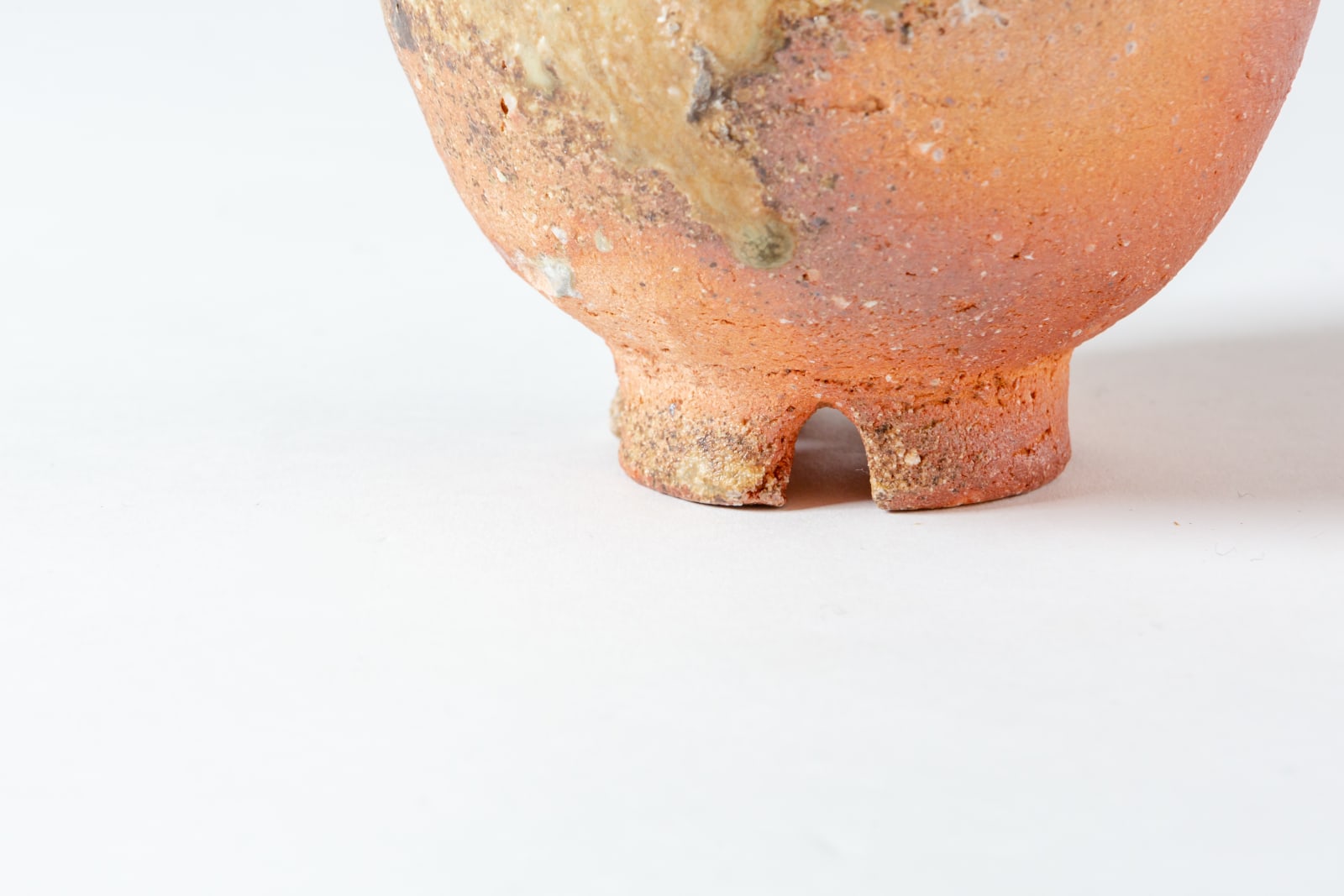 Kan Kishino, 焼〆茶盌 Yakishime Tea Bowl