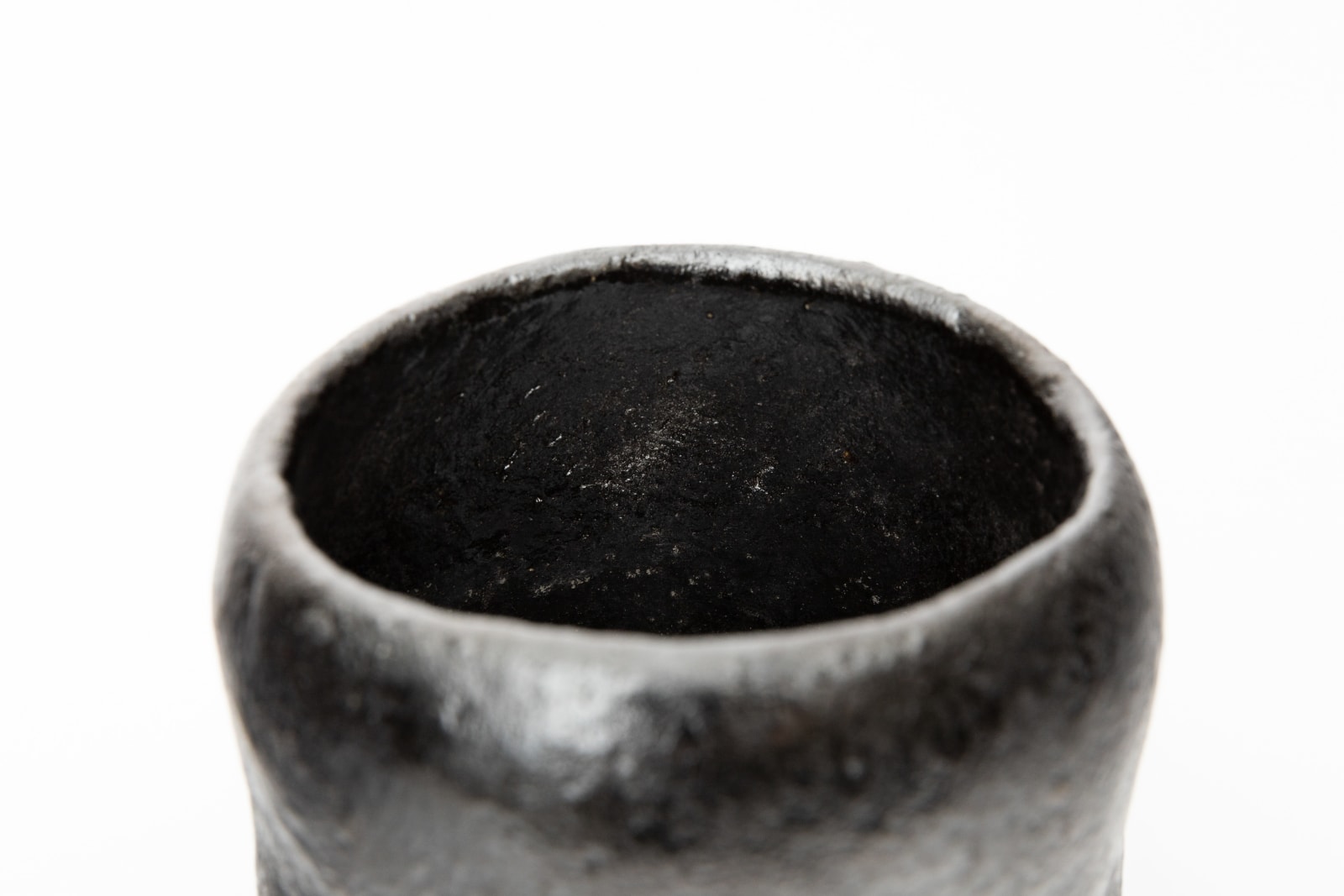 Morimitsu Hosokawa, Black Raku Tea Bowl - 黒楽茶碗