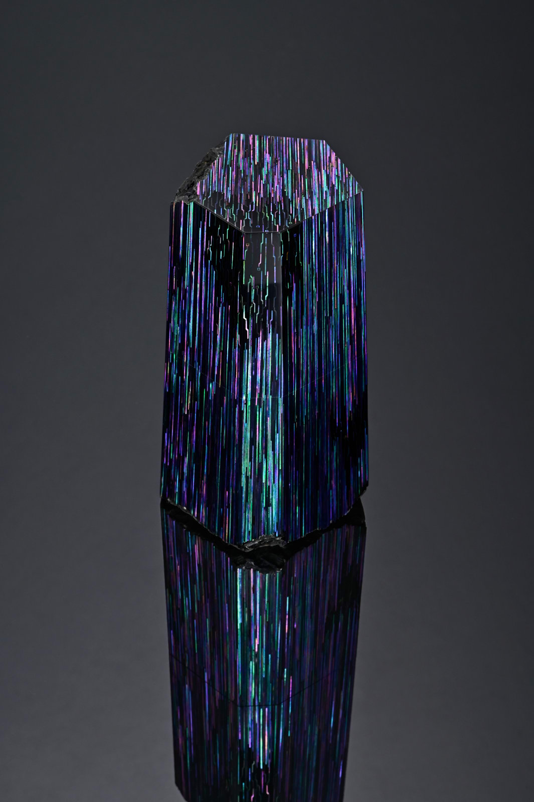 Terumasa Ikeda, “Blue Beryl” Tea Caddy - 青螺石中次, 2023