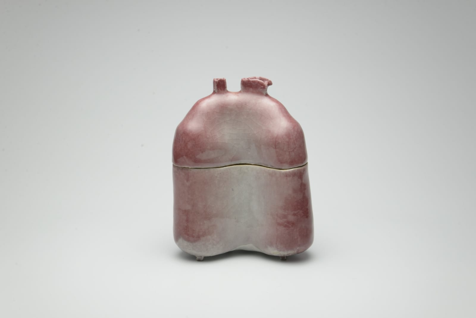 Shin Fujihira, Cinnabar Incense Burner, 1990
