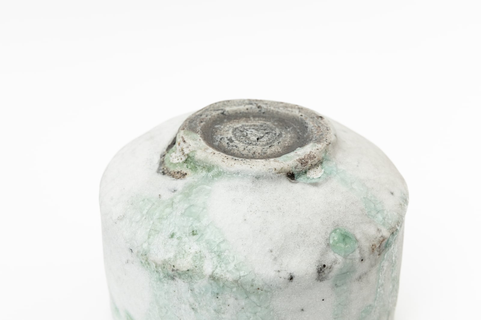 Yui Tsujimura, White Shino Tea Bowl - 白志野筒茶盌