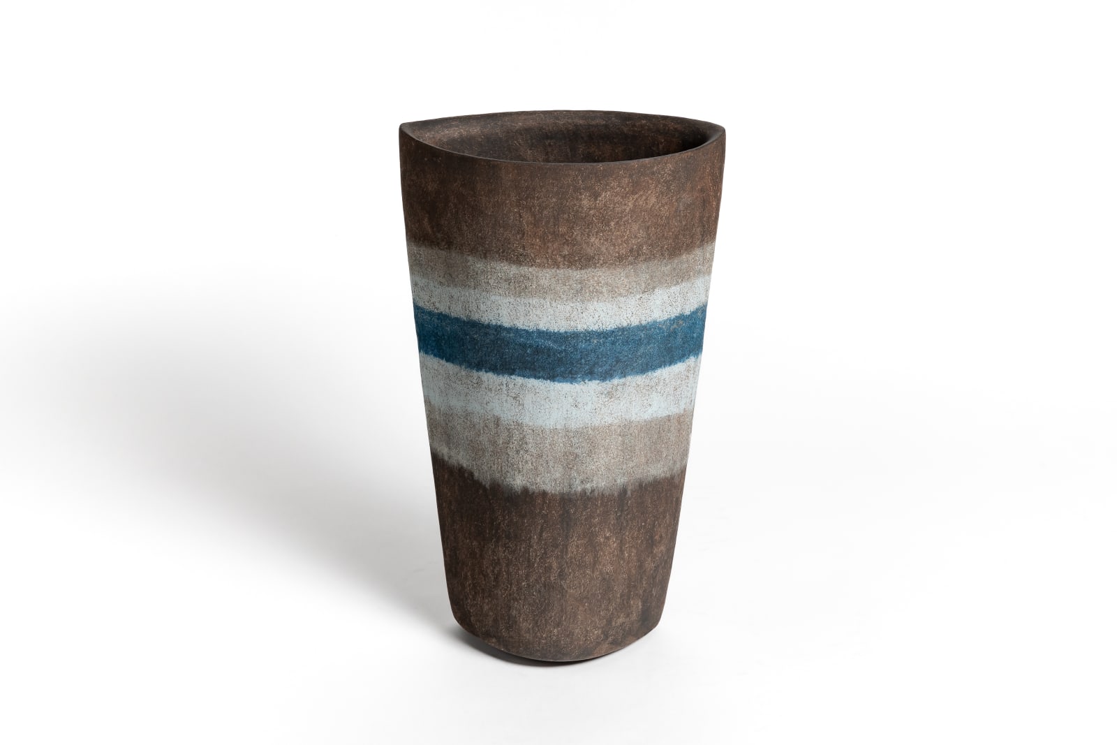Mitsukuni Misaki, Color-Glazed Mud Vessel XXV - 彩釉泥器, 2023