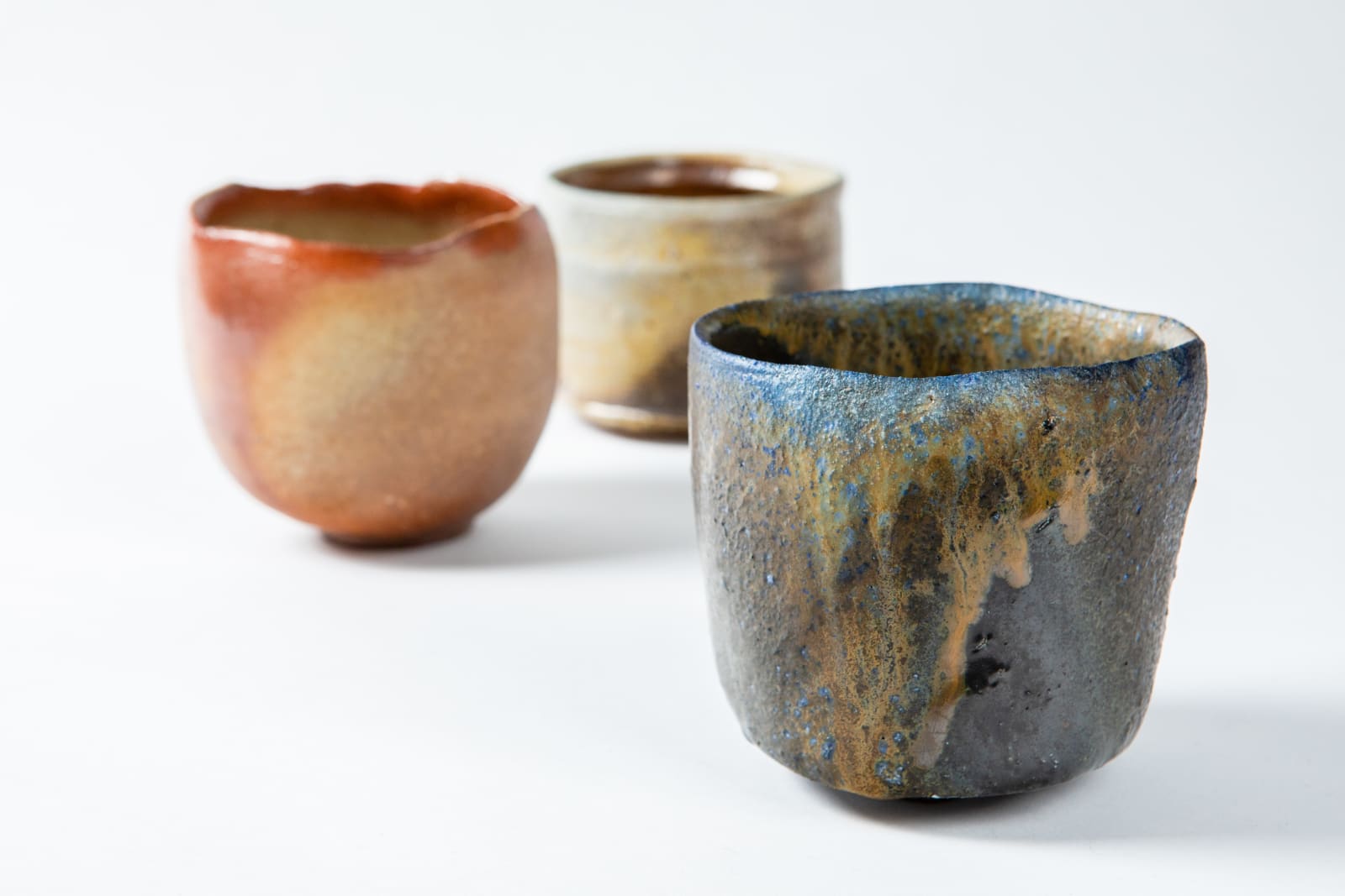 【受注生産品】 Hiyama Goseki, Hiroshi Bizen Gallery Ippodo | 桧山備前茶盌（筒型） - Bowl Tea コレクション